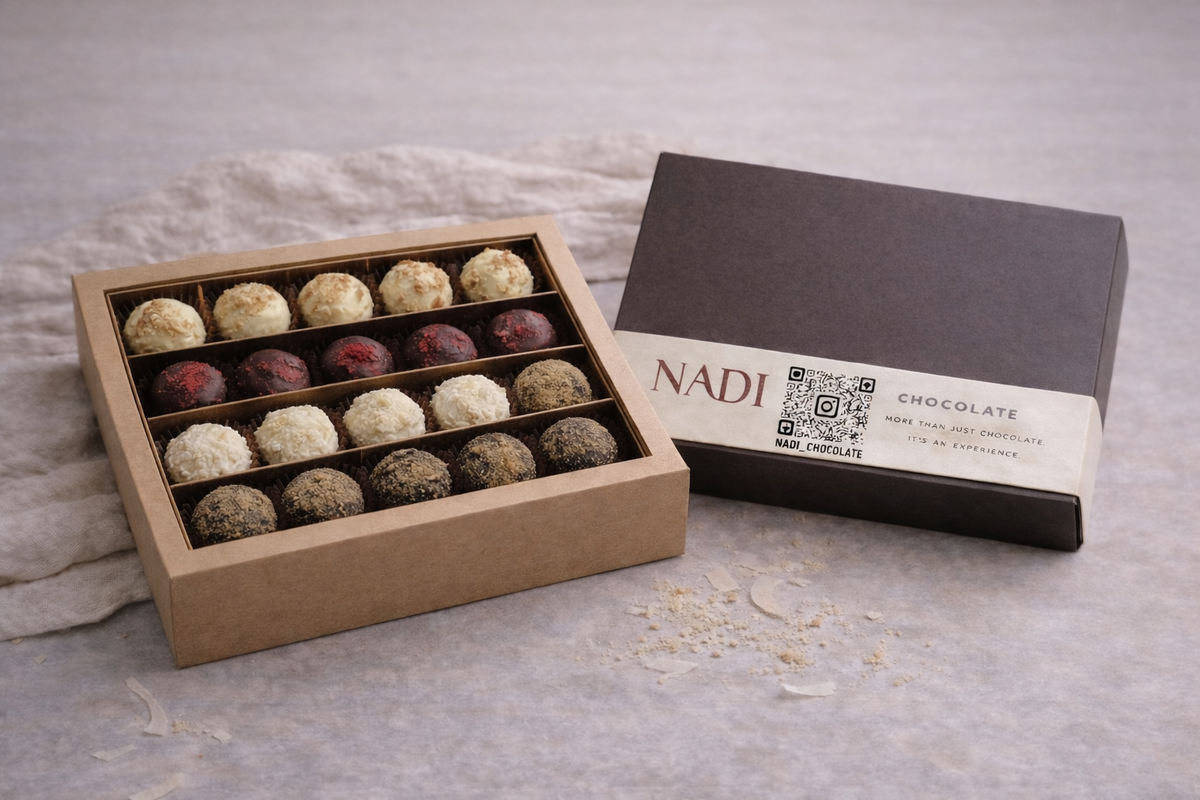 Luxury Chocolate Assortment – 20 Handcrafted Truffles with Bold Flavors