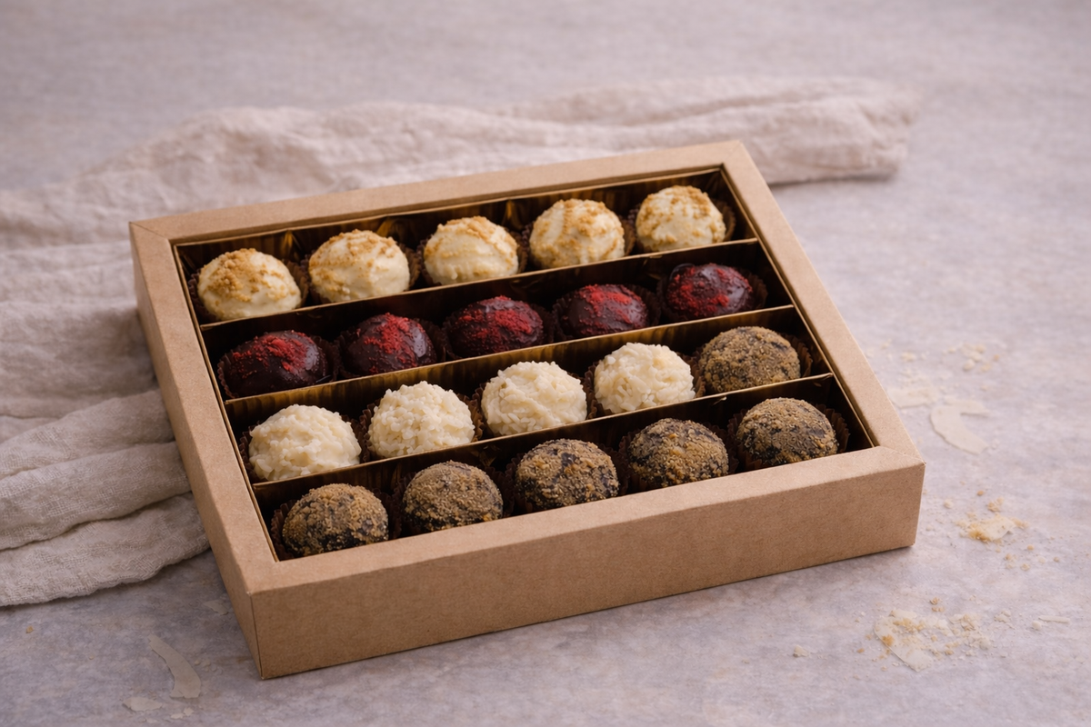 Luxury Chocolate Assortment – 20 Handcrafted Truffles with Bold Flavors